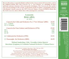 Leonardo Balada (geb. 1933): Cellokonzert Nr.2, CD