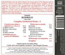 Joaquin Rodrigo (1901-1999): Orchesterwerke Vol.4, CD