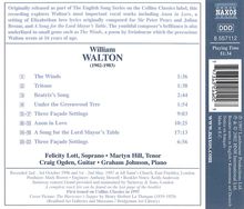 William Walton (1902-1983): Lieder, CD