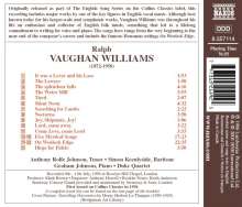 Ralph Vaughan Williams (1872-1958): Lieder, CD