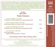 Frank Huang - Violin Fantasies, CD