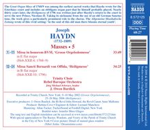 Joseph Haydn (1732-1809): Messen Nr.4 &amp; 10 (Große Orgelsolomesse &amp; Heiligmesse), CD