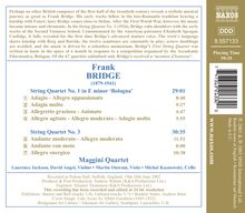 Frank Bridge (1879-1941): Streichquartette Nr.1 &amp; 3, CD