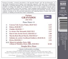 Enrique Granados (1867-1916): Klavierwerke Vol.8, CD