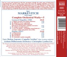 Igor Markevitch (1912-1983): Sämtliche Orchesterwerke Vol.5, CD