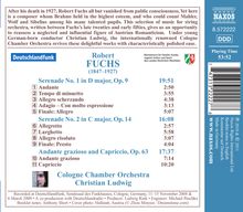 Robert Fuchs (1847-1927): Serenaden für Streicher Nr.1 &amp; 2 (opp.9 &amp; 14), CD