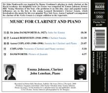 Emma Johnson &amp; John Lenehan - Musik für Klarinette &amp; Klavier, CD