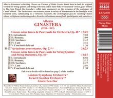Alberto Ginastera (1916-1983): Variaciones concertantes op.23, CD