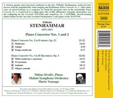 Wilhelm Stenhammar (1871-1927): Klavierkonzerte Nr.1 &amp; 2, CD