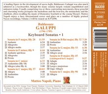Baldassare Galuppi (1706-1785): Klaviersonaten Vol.1, CD