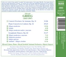 Edvard Grieg (1843-1907): Klavierkonzert op.16, CD