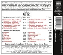 Arthur Bliss (1891-1975): Metamorphic Variations for Orchestra, CD