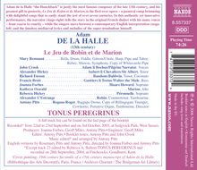 Adam de la Halle (1237-1286): Le Jeux de Robin et Marion, CD