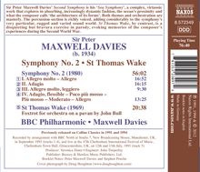Peter Maxwell Davies (1934-2016): Symphonie Nr.2, CD