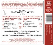 Peter Maxwell Davies (1934-2016): Strathclyde Concertos Nr.5 &amp; 6, CD