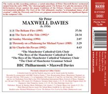 Peter Maxwell Davies (1934-2016): The Beltane Fire, CD