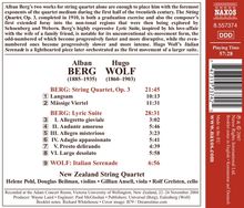 Alban Berg (1885-1935): Streichquartett op.3, CD