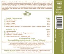 Max Bruch (1838-1920): Schottische Fantasie op.46 für Violine &amp; Orchester, CD