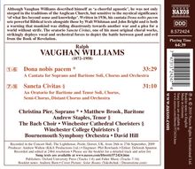 Ralph Vaughan Williams (1872-1958): Dona Nobis Pacem - Cantata, CD
