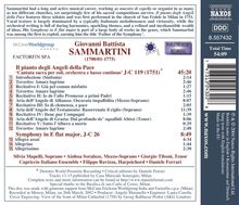 Giovanni Battista Sammartini (1701-1775): Kantate "Il pianto degli Angeli della Pace", CD