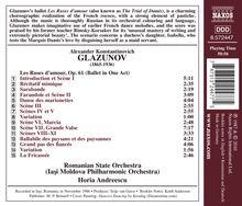 Alexander Glasunow (1865-1936): Ruses d'amour op.61 (Ballet in einem Akt), CD