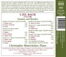 Carl Philipp Emanuel Bach (1714-1788): Klaviersonaten &amp; Rondos, CD