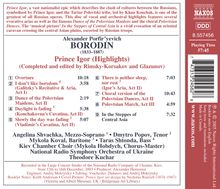 Alexander Borodin (1833-1887): Fürst Igor (Ausz.), CD