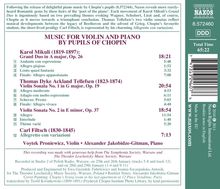 Pupils of Chopin - Musik für Violine &amp; Klavier, CD