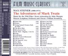 Max Steiner (1888-1971): Filmmusik: The Adventures of Mark Twain (Filmmusik), CD