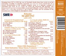 Bohuslav Martinu (1890-1959): La Revue de Cuisine (Ballett), CD