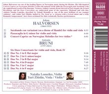 Antonio Bartolomeo Bruni (1757-1821): Duo Concertanti Nr.1-6 für Violine &amp; Viola, CD