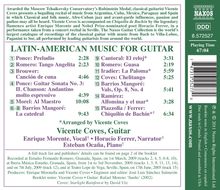 Vicente Coves - Latin-American Music For Guitar, CD