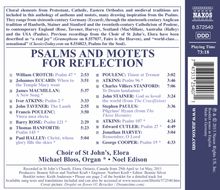 St.John's Choir Elora - Psalms &amp; Motets for Reflection, CD