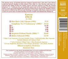 Kamran Ince (geb. 1960): Symphonie Nr.5 "Galatasaray", CD