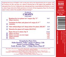 Frederic Chopin (1810-1849): Klaviertrio op.8, CD