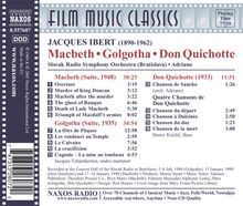 Jacques Ibert (1890-1962): Filmmusik: Filmmusik, CD