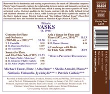 Peteris Vasks (geb. 1946): Flötenkonzert, CD