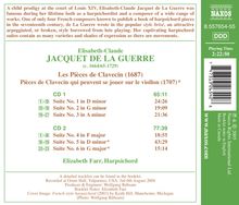 Elisabeth-Claude Jacquet de la Guerre (1665-1729): Pieces de Clavecin (1687), 2 CDs