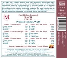 Carl Philipp Emanuel Bach (1714-1788): Cembalosonaten Wq.48 Nr.1-6 "Preussische", CD