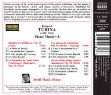 Joaquin Turina (1882-1949): Klavierwerke Vol.8, CD