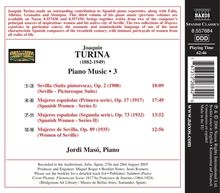 Joaquin Turina (1882-1949): Klavierwerke Vol.3, CD