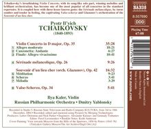 Peter Iljitsch Tschaikowsky (1840-1893): Violinkonzert op.35, CD