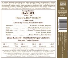 Georg Friedrich Händel (1685-1759): Theodora, 3 CDs