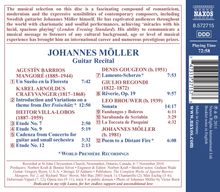 Johannes Möller - Guitar Recital, CD