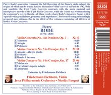 Pierre Rode (1774-1830): Violinkonzerte Nr.1, 5, 9, CD