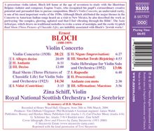 Ernest Bloch (1880-1959): Violinkonzert, CD