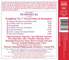 Krzysztof Penderecki (1933-2020): Symphonie Nr.7 "Seven Gates of Jerusalem", CD