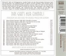 Salonorchester Schwanen - Das gibt's nur einmal, CD
