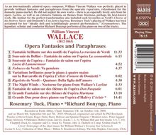 William Vincent Wallace (1812-1865): Opern-Fantasien &amp; Paraphrasen, CD