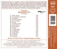 Gaetano Donizetti (1797-1848): Lieder, CD